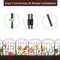 28pcs Metal Garden Fence Outdoor 24in x 30ft Folding Patio Flower Bed Fences